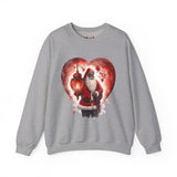 Black Santa 49 Unisex Heavy Blend™ Crewneck Sweatshirt