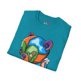 Tired Colorful Bear Unisex Softstyle T-Shirt