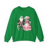 Black Santa 9 Unisex Heavy Blend™ Crewneck Sweatshirt