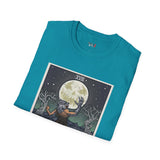The Moon XVIII Tarot Card T Shirt, Mystic Graphic Tee, Spiritual Shirt