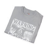 Warning Choking Hazard Retro Space T Shirt, Vintage Sci Fi Graphic Tee, Galaxy Shirt