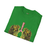 Weed Lungs Funny Weed T Shirt, Cannabis Graphic Tee, 420 Stoner Shirt