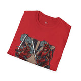 Dueling Samurai Warriors Japanese Samurai T Shirt, Asian Graphic Tee, Bushido Warrior Shirt