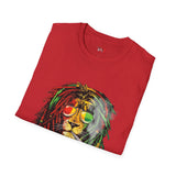 Smoking Rasta Lion Funny Weed T Shirt, Cannabis Graphic Tee, 420 Stoner Shirt