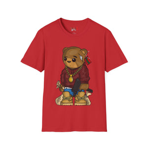 Drippy Bear Unisex Softstyle T-Shirt