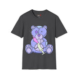 Purple Syringe Teddy Bear T-shirt