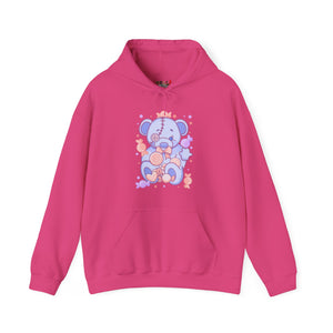 Pastel Baby Blue Teddy Bear Hoodie