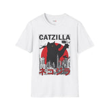 Catzilla Funny T Shirt Relatable Meme Tee Sarcastic Humor Graphic Shirt