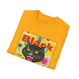 Black Cat Firecrackers Funny T Shirt Relatable Meme Tee Sarcastic Humor Graphic Shirt