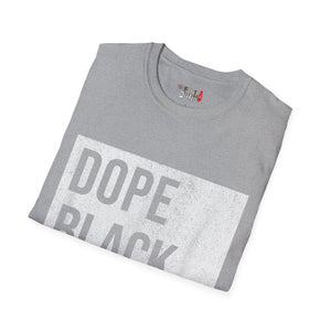 Dope Black Dad Unisex Softstyle T-Shirt