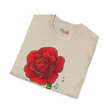 Rose Gramaphone Unisex Softstyle T-Shirt