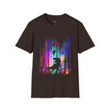 Dino Abduction Alien T Shirt for Men/Women, Funny UFO Shirt, Sci Fi Graphic Tee