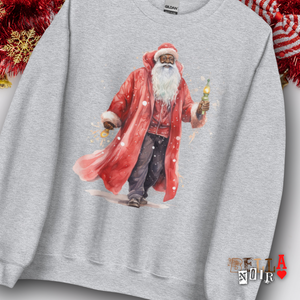 Santa Red Coat Unisex Sweatshirt