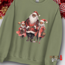 Load image into Gallery viewer, Santa Family Unisex Sweatshirt
