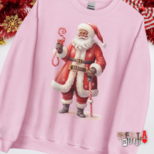 Load image into Gallery viewer, Black Santa 9 Unisex Sweatshirt
