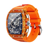 Luxury Skeleton Skull Watch Men’s Automatic Mechanical Wristwatch
