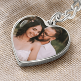 Custom Heart Keychain