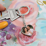 Custom Heart Keychain