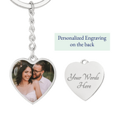 Custom Heart Keychain
