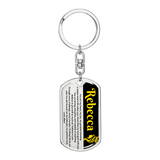 Keychain for Daughter from Mom