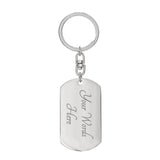 Keychain from Dad to Daughter