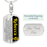Keychain for Daughter from Mom