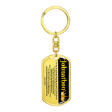 To My Son From Mom Keychain