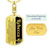 Keychain for Daughter from Mom