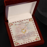 To My Beautiful Daughter Necklace from Mom, Mother to Daughter Necklace, Necklace for Daughter, Graduation, Birthday, Valentines Day, Christmas Gift, Wedding Gift For Daughter From Mom