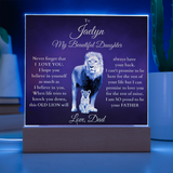 To My daughter from Dad Lion