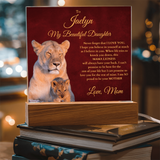 To My Daughter from Mom Lioness 2
