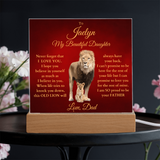 To My daughter from Dad Lion