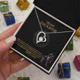 To My Daughter Necklace, Daughter Necklace from Dad, Father Daughter Necklace, Necklace for Daughter, Graduation, Birthday, Valentines, Christmas Gift For Badass Daughter