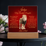 To My daughter from Dad Lion