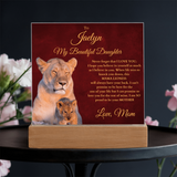 To My Daughter from Mom Lioness 2