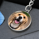 Round Photo Keychain