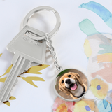 Round Photo Keychain