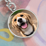 Round Photo Keychain
