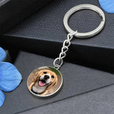 Round Photo Keychain