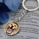 Round Photo Keychain