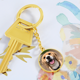 Round Photo Keychain
