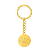 Round Photo Keychain
