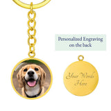 Round Photo Keychain