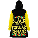 Black Due To Popular Demand Microfleece Cloak