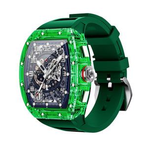 Luxury Skeleton Skull Watch Men’s Automatic Mechanical Wristwatch