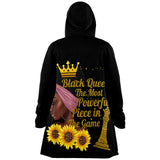 Powerful Black Queen Microfleece Cloak