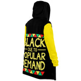 Black Due To Popular Demand Microfleece Cloak