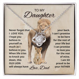 Birthday Gift for daughter, Gift to my Daughter from Mom Necklace from Mother for Graduation, Birthday, Christmas, Engagement, Wedding Gift