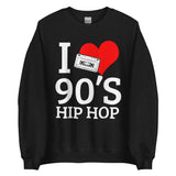 I Heart 90's Hip Hop Unisex Sweatshirt