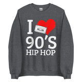 I Heart 90's Hip Hop Unisex Sweatshirt